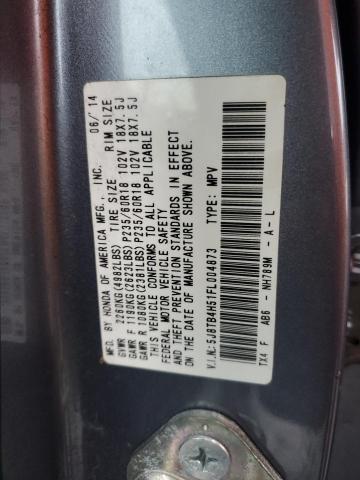 2015 ACURA RDX TECHNO 5J8TB4H51FL004873