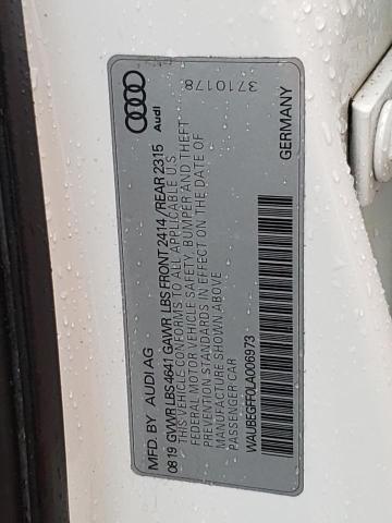 2020 AUDI A3 S-LINE - WAUBEGFF0LA006973