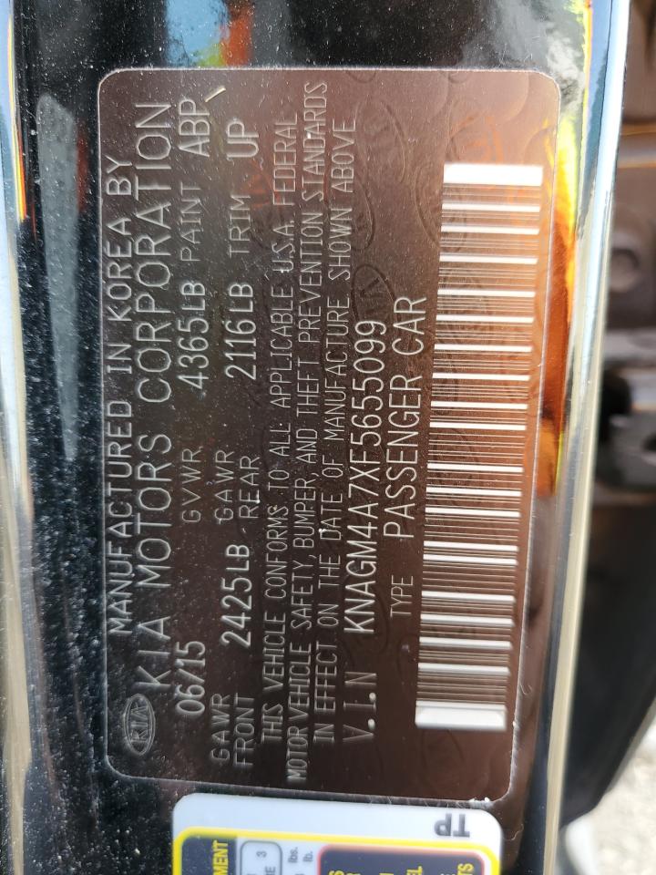 KNAGM4A7XF5655099 2015 Kia Optima Lx