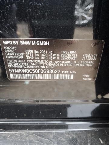 5YMKW8C50F0G93622 2015 BMW X6 - Image 13