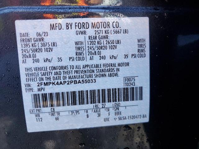 2FMPK4AP2PBA55033 2023 FORD EDGE, photo no. 13