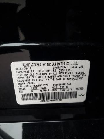 2020 INFINITI Q50 PURE - JN1EV7AR9LM252875