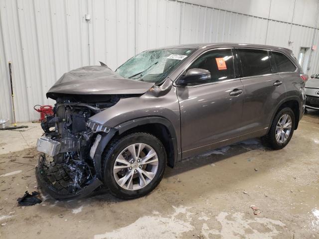 VIN 5TDBKRFH8FS177809 2015 Toyota Highlander, LE no.1