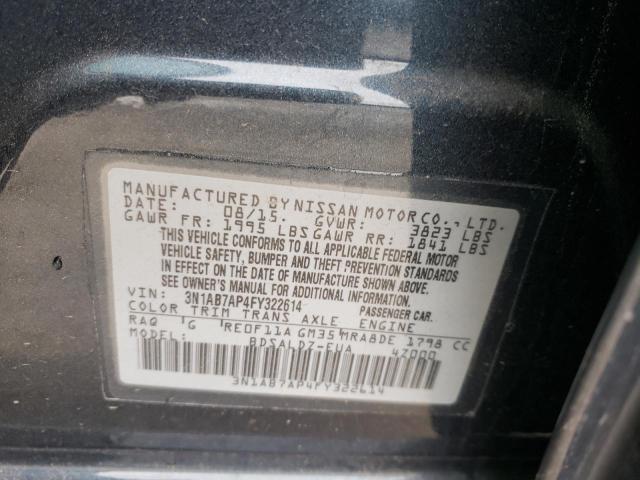 3N1AB7AP4FY322614 | 2015 NISSAN SENTRA