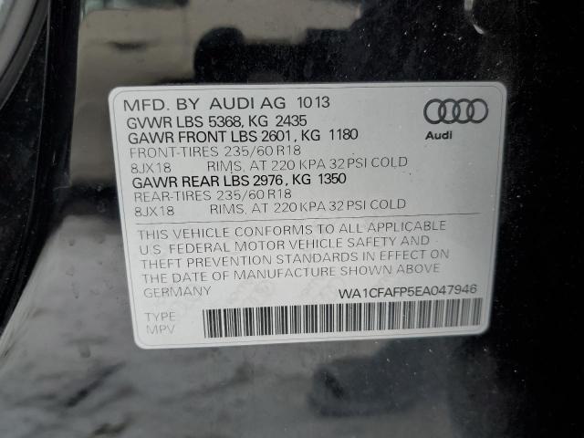 WA1CFAFP5EA047946 | 2014 AUDI Q5 PREMIUM