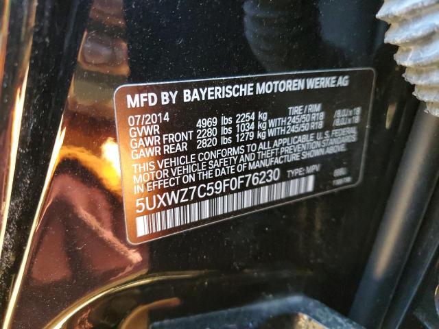 2015 BMW X3 SDRIVE2 5UXWZ7C59F0F76230