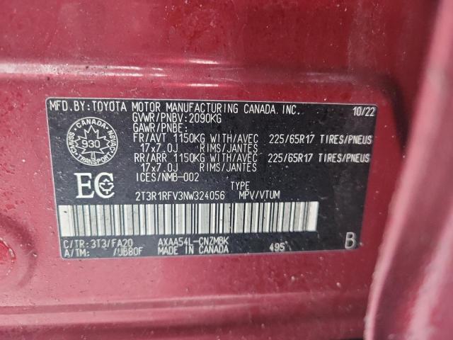 2022 TOYOTA RAV4 XLE - 2T3R1RFV3NW324056