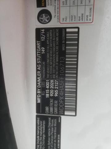 2015 MERCEDES-BENZ SLK 250 - WDDPK4HA5FF106713