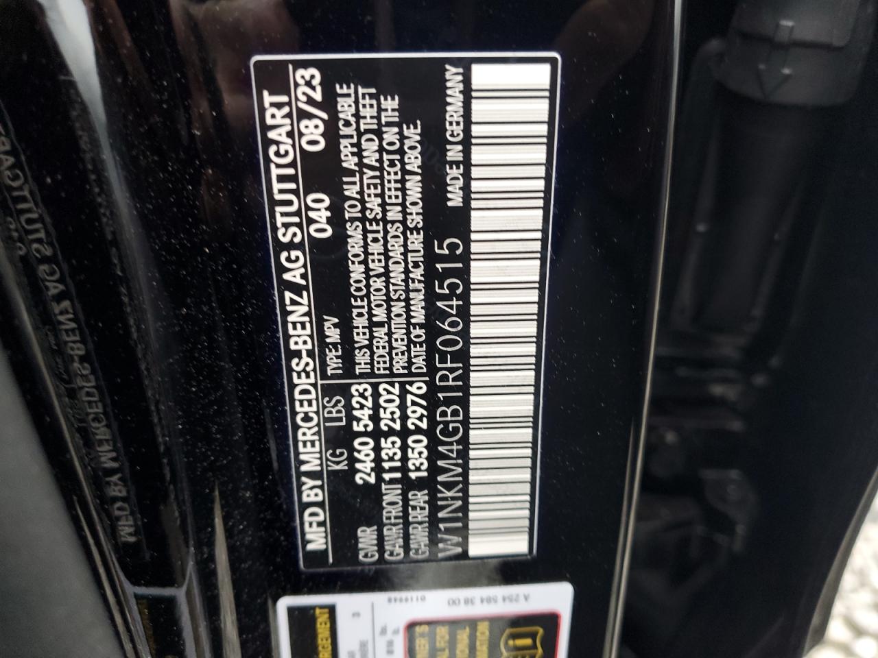 W1NKM4GB1RF064515 2024 Mercedes-Benz Glc 300