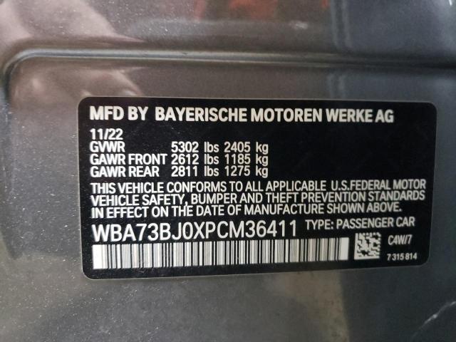 WBA73BJ0XPCM36411 | 2023 BMW 540 XI