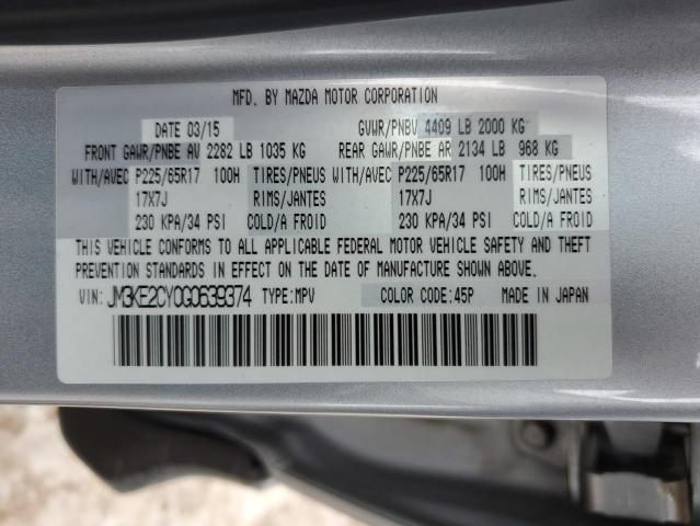 JM3KE2CY0G0639374 | 2016 MAZDA CX-5 TOURI