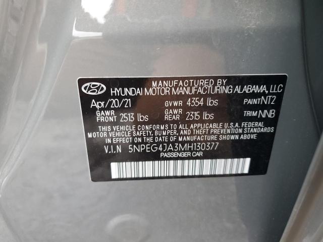 2021 HYUNDAI SONATA SE - 5NPEG4JA3MH130377