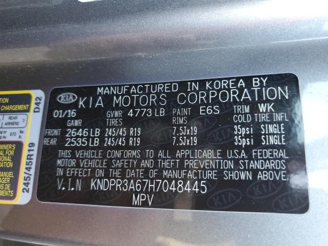 2017 KIA SPORTAGE S KNDPR3A67H7048445