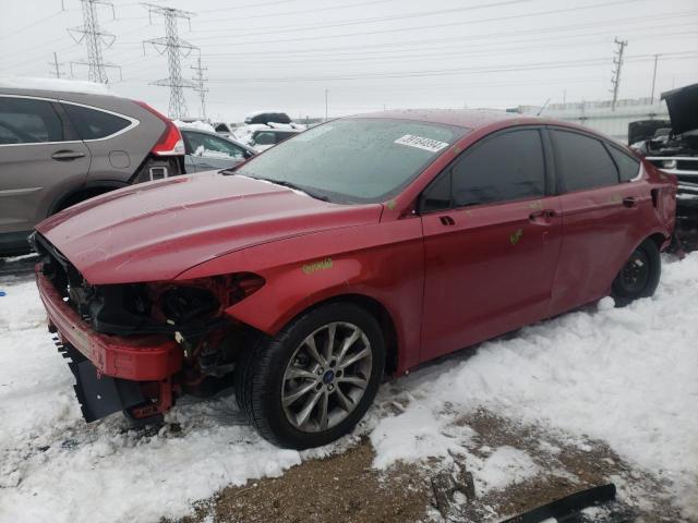 Lot #2441001999 2017 FORD FUSION SE salvage car