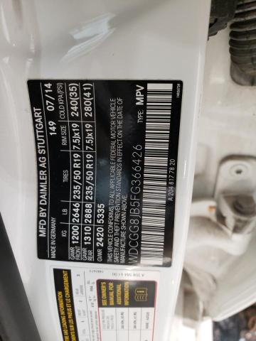 2015 MERCEDES-BENZ GLK 350 4M - WDCGG8JB5FG366426