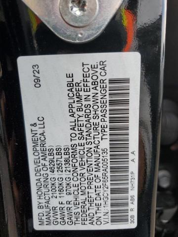 2024 Honda Accord Hybrid Exl VIN: 1HGCY2F65RA005135 Lot: 82356283