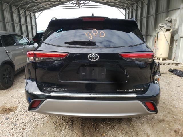 VIN 5TDFZRBH9MS094762 2021 Toyota Highlander, Platinum no.6