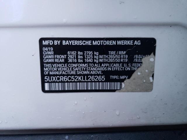 Lot #2354278517 2019 BMW X5 XDRIVE4 salvage car
