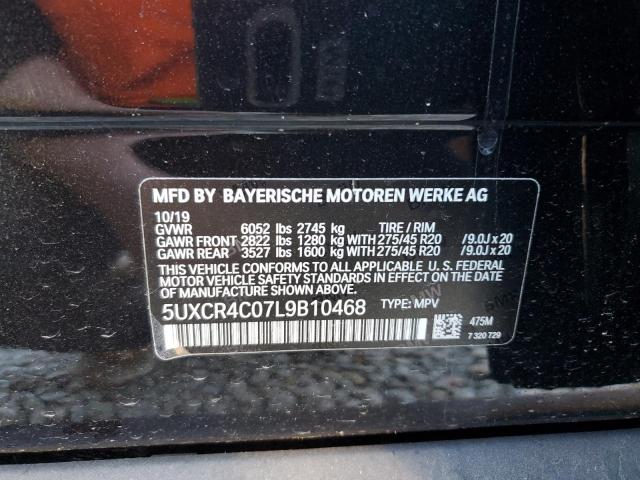 5UXCR4C07L9B10468 2020 BMW X5, photo no. 12