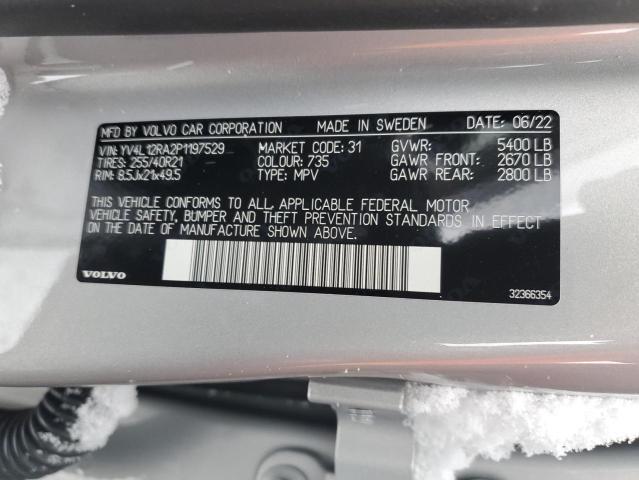 2023 VOLVO XC60 ULTIM YV4L12RA2P1197529
