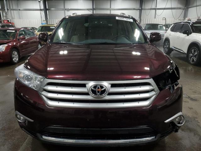 VIN 5TDDK3EH0DS255746 2013 Toyota Highlander, Limited no.5