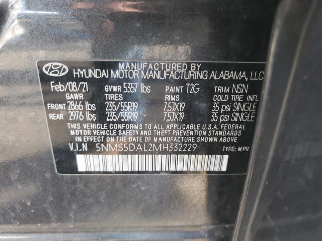 5NMS5DAL2MH332229 | 2021 HYUNDAI SANTA FE C