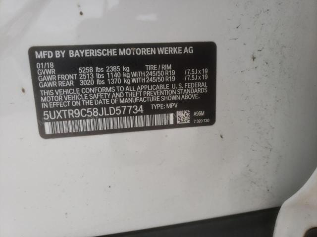 5UXTR9C58JLD57734 2018 BMW X3 - Image 13