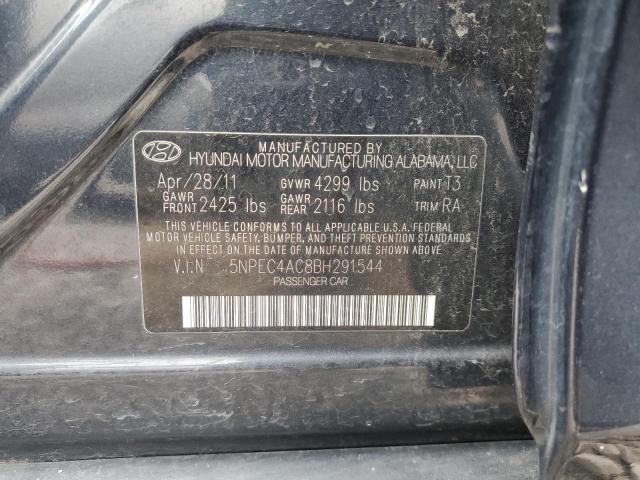 5NPEC4AC8BH291544 2011 Hyundai Sonata Se