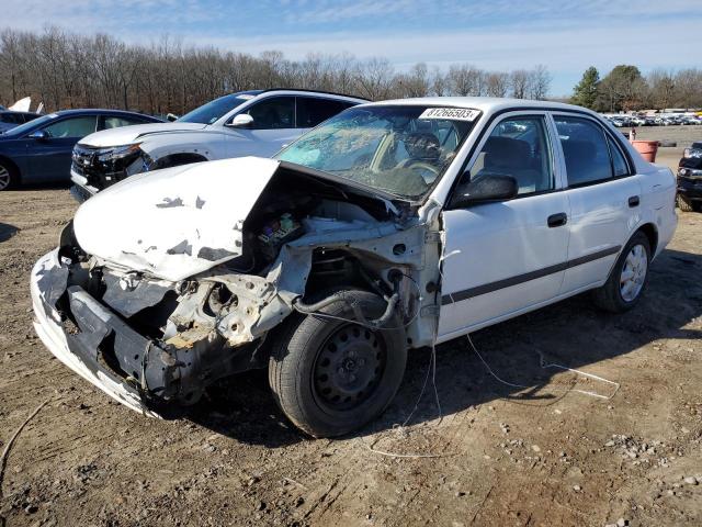 CHEVROLET GEO PRIZM 2001 white sedan 4d gas 1Y1SK52881Z433402 photo #1