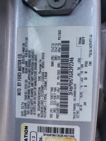 3FA6P0H7XGR392346 | 2016 FORD FUSION SE