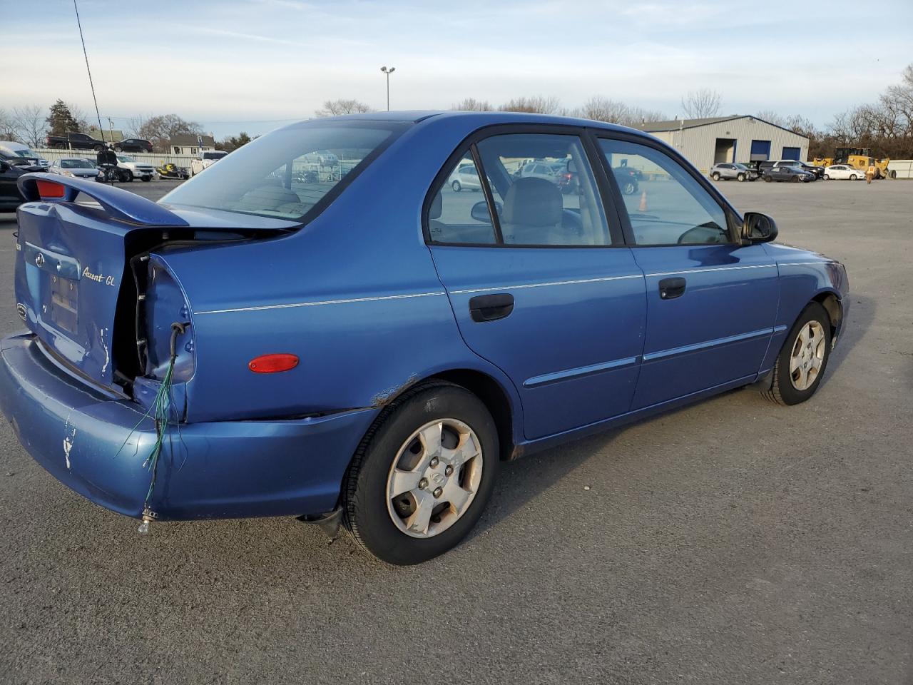 Lot #2887755744 2001 HYUNDAI ACCENT GL