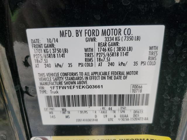 1FTFW1EF1EKG03661 | 2014 FORD F150 SUPER