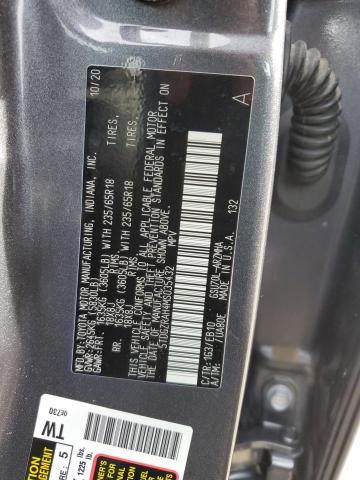 VIN 5TDGZRAH4MS035432 2021 Toyota Highlander, Xle no.12