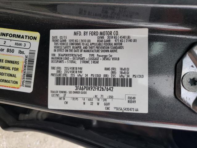 3FA6P0K92FR267642 | 2015 FORD FUSION TIT