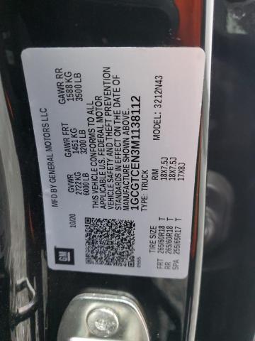 2021 CHEVROLET COLORADO L 1GCGTCEN3M1138112
