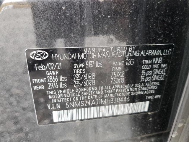 2021 HYUNDAI SANTA FE S - 5NMS24AJ1MH330446