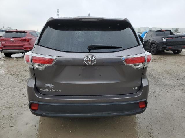 VIN 5TDZKRFHXES007528 2014 Toyota Highlander, LE no.6