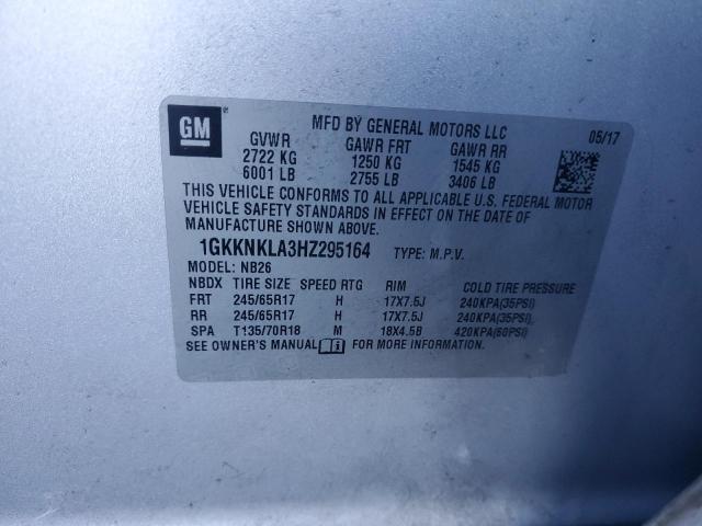 2017 GMC ACADIA SLE - 1GKKNKLA3HZ295164