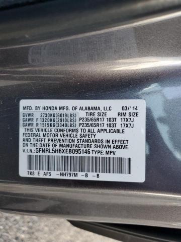 5FNRL5H6XEB095146 | 2014 HONDA ODYSSEY EX