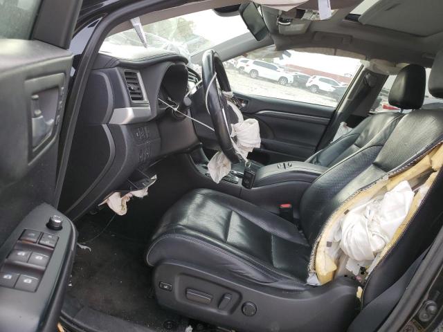  TOYOTA HIGHLANDER 2017 Czarny