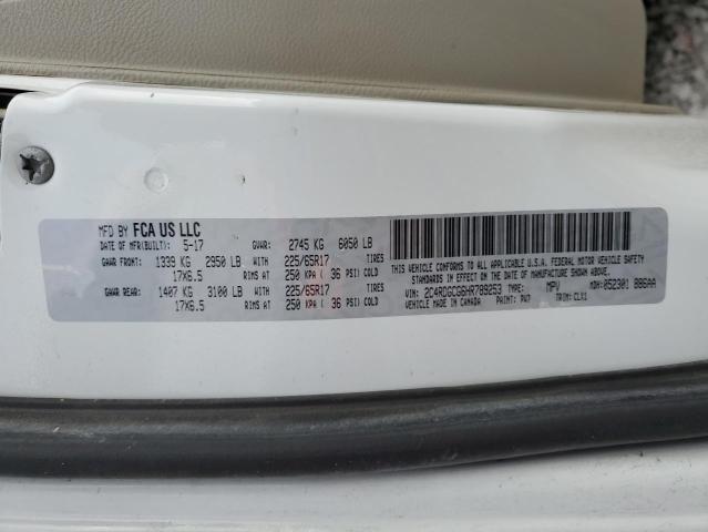 2017 DODGE GR CARAVAN - 2C4RDGCG6HR789253