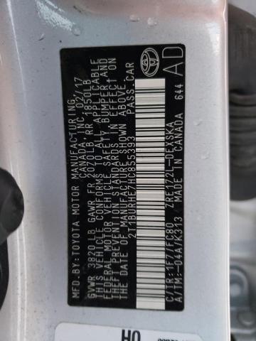 2017 TOYOTA COROLLA L - 2T1BURHE7HC855393