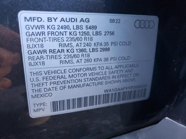 WA1GAAFYXP2006332 | 2023 Audi q5 premium 45