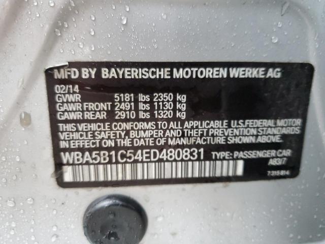 VIN WBA5B1C54ED480831 2014 BMW 5 Series, 535 I no.13