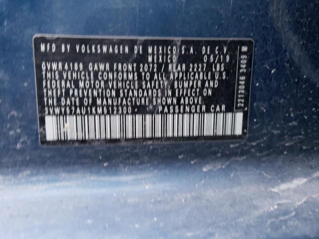 2019 VOLKSWAGEN GOLF SPORT - 3VWY57AU1KM512300