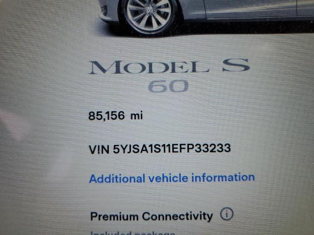 VIN 5YJ3E1EB6NF245389 2014 TESLA MODEL S no.9