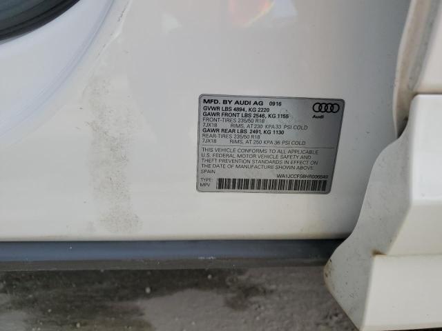 WA1JCCFS6HR006649 | 2017 AUDI Q3 PREMIUM