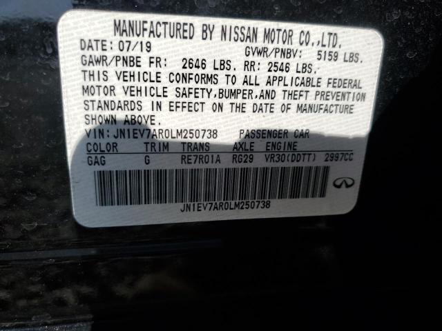 2020 INFINITI Q50 PURE - JN1EV7AR0LM250738