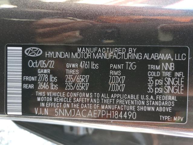 5NMJACAE7PH184490 | 2023 HYUNDAI TUCSON SE