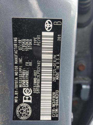 2020 TOYOTA COROLLA LE - 5YFBPRBE2LP037482
